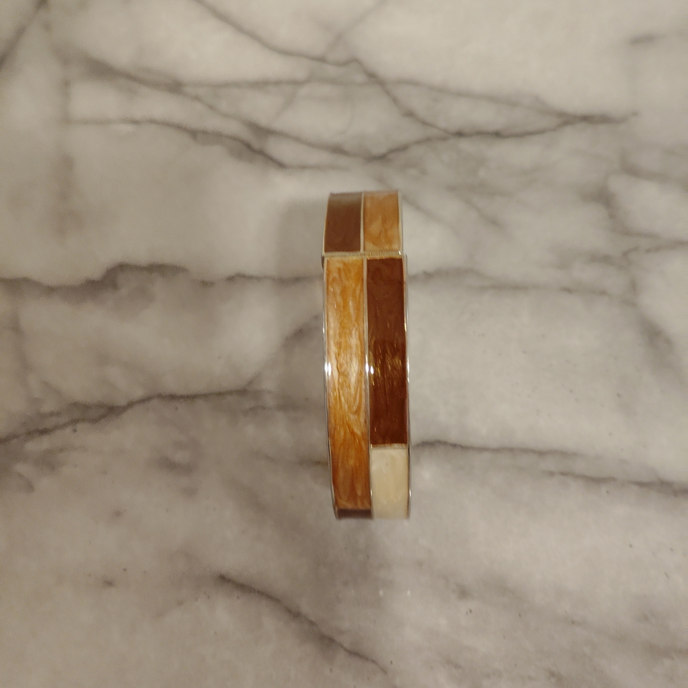 Elegant Brown and Tan Women's Bracelet